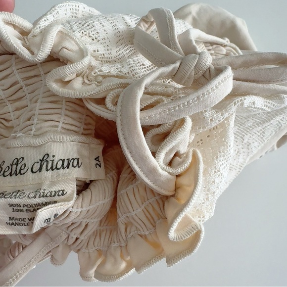 BELLE CHIARA Smocked Bobbin Lace Swimsuit 2Y - Picture 5 of 7